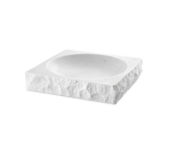 White marble - Generic bowl brown marble