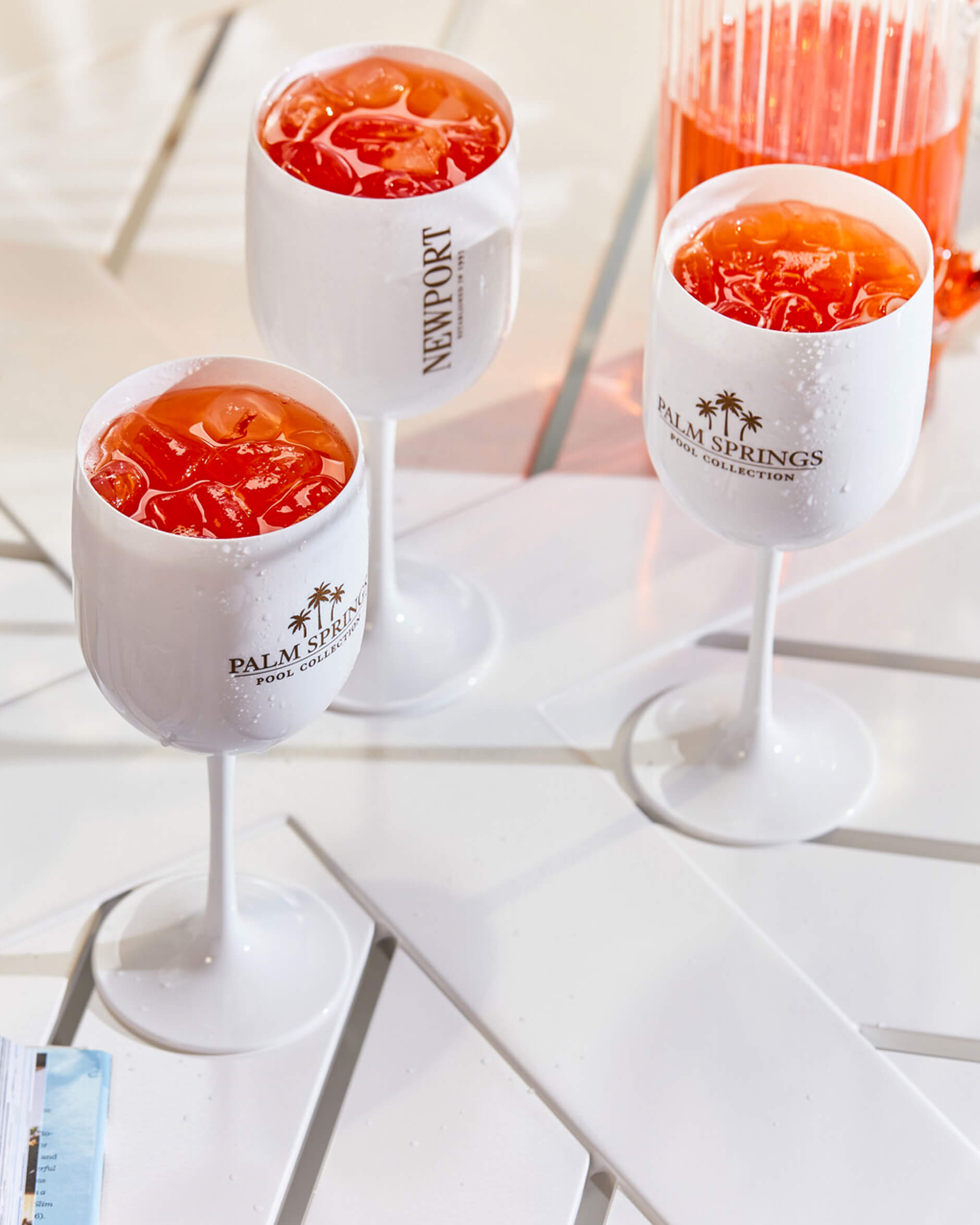 Palm Springs vinglas vit 4-pack