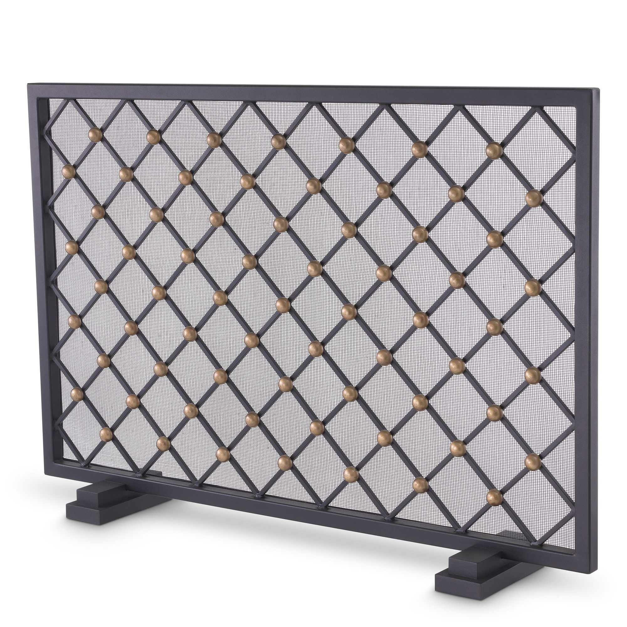 Verdun Fire Screen Black