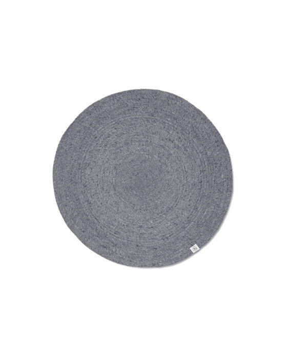 merino matta rund blå