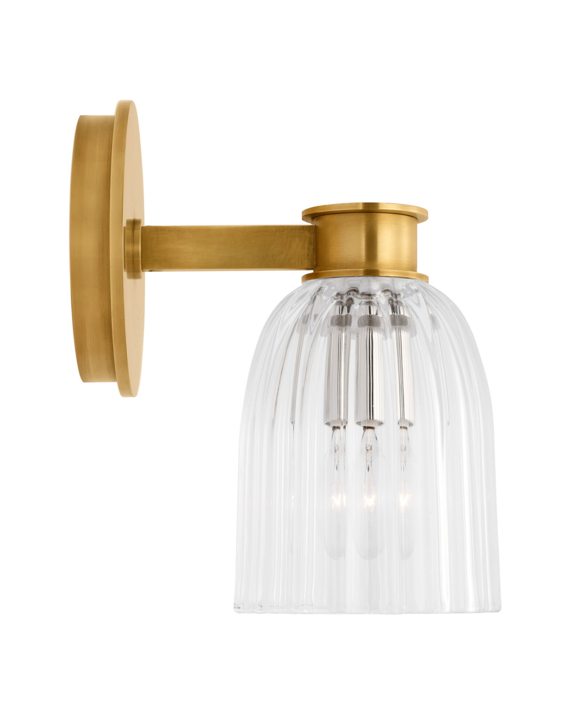 Asalea vägglampa antik mässing