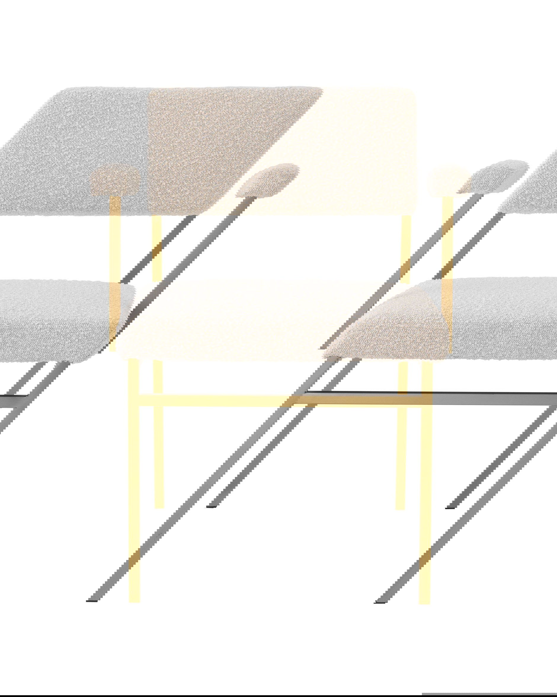 Dunmore stol bouclé cream