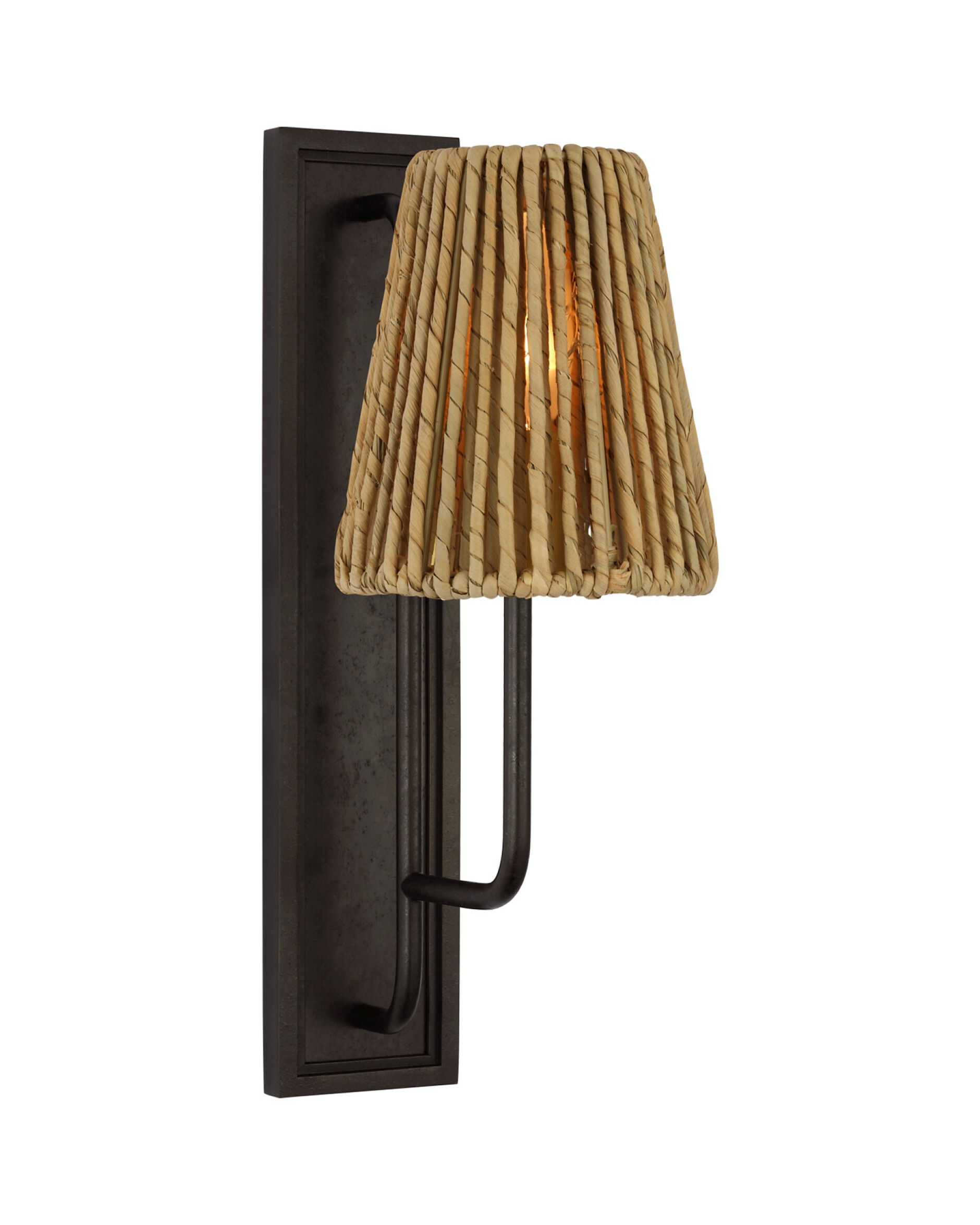 Rui Sconce Aged Iron/Abaca Shade