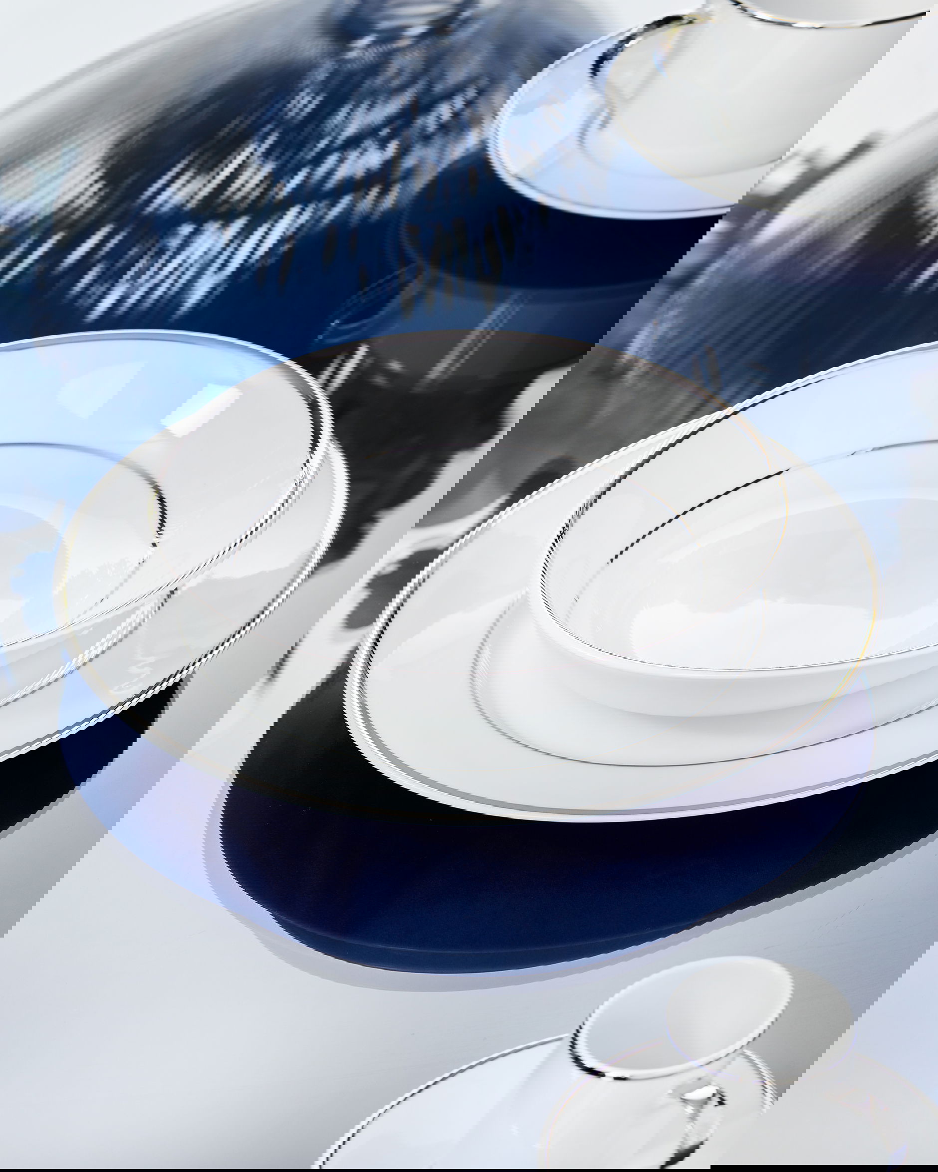 Ginger White tallrik vit