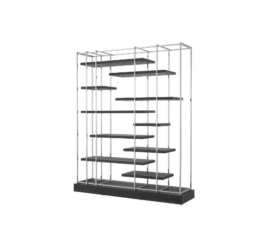 null - Shelf Cabinet Ward Charcoal Gray