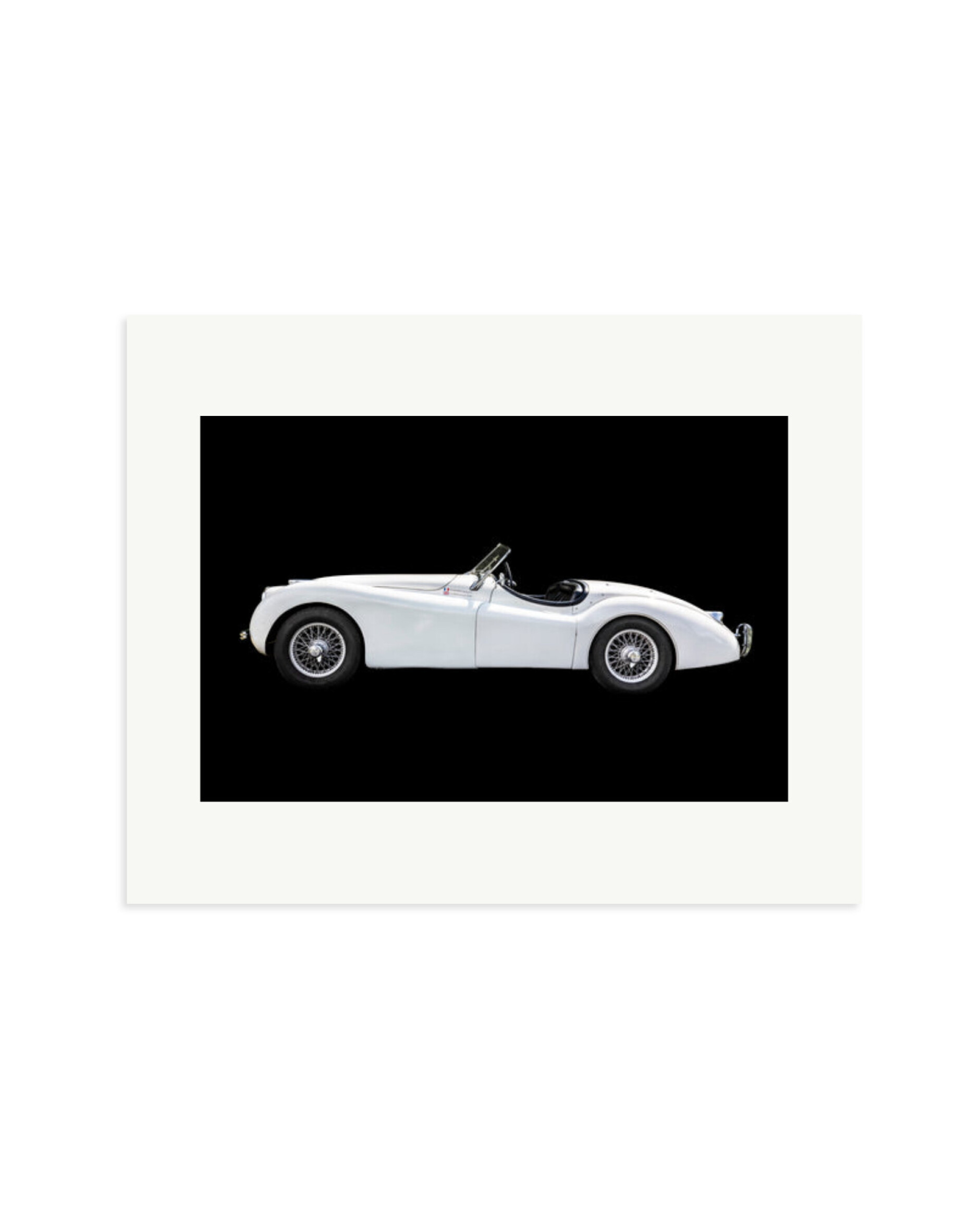 Jaguar XK120 Print Only / Medium