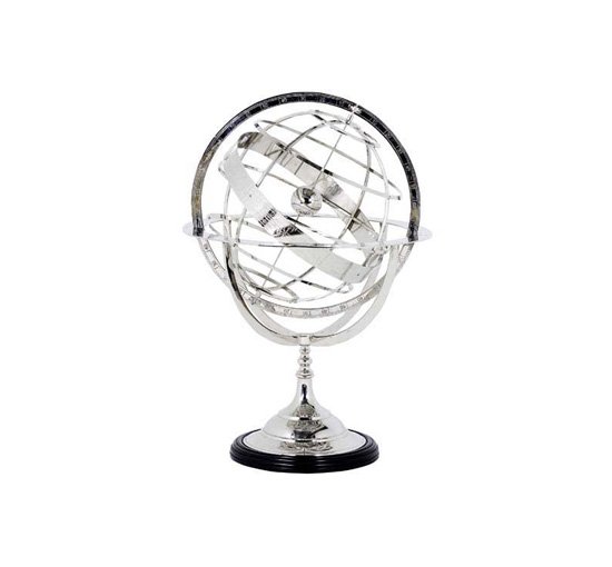 Nikkel - Brass Globe Large