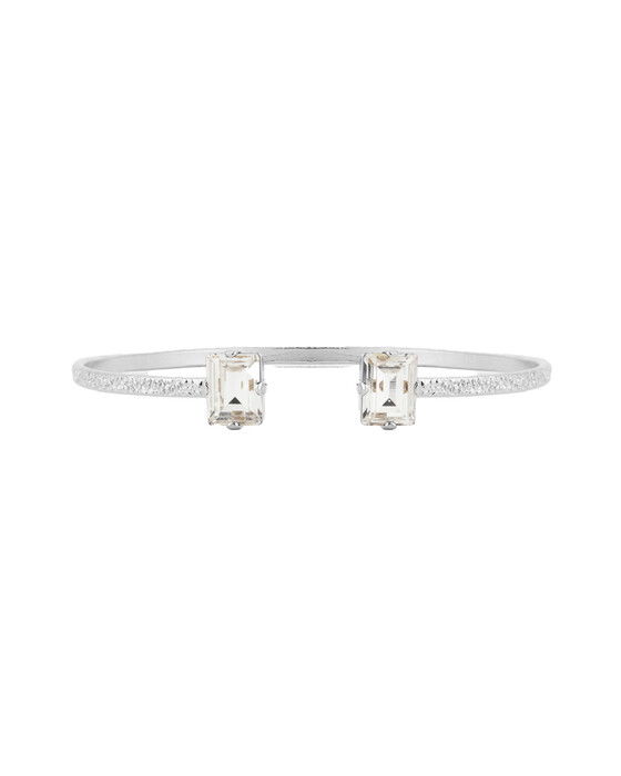 Diora Stud armbånd rhodium crystal
