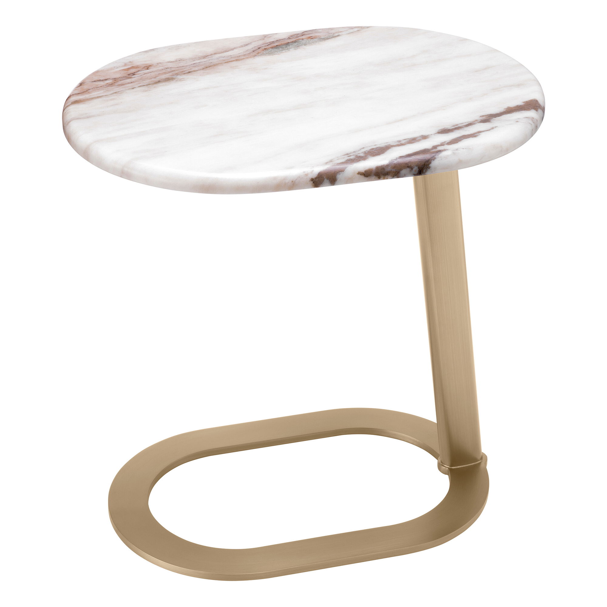 Oyo Side Table Light Marble