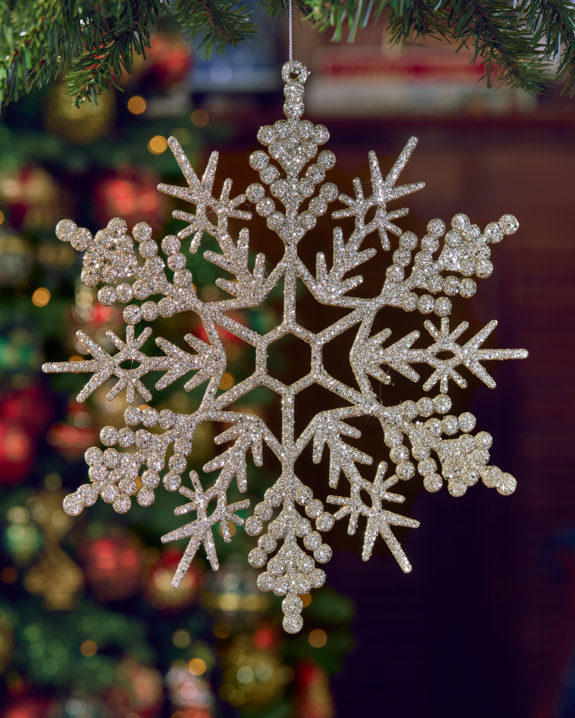 Cristelle snøfnugg juletrepynt