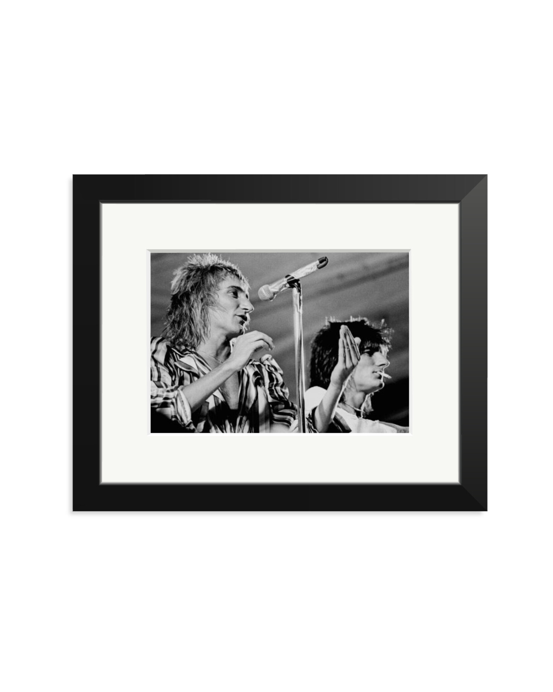 Rod Stewart & Ron Wood 1975 Black / Small