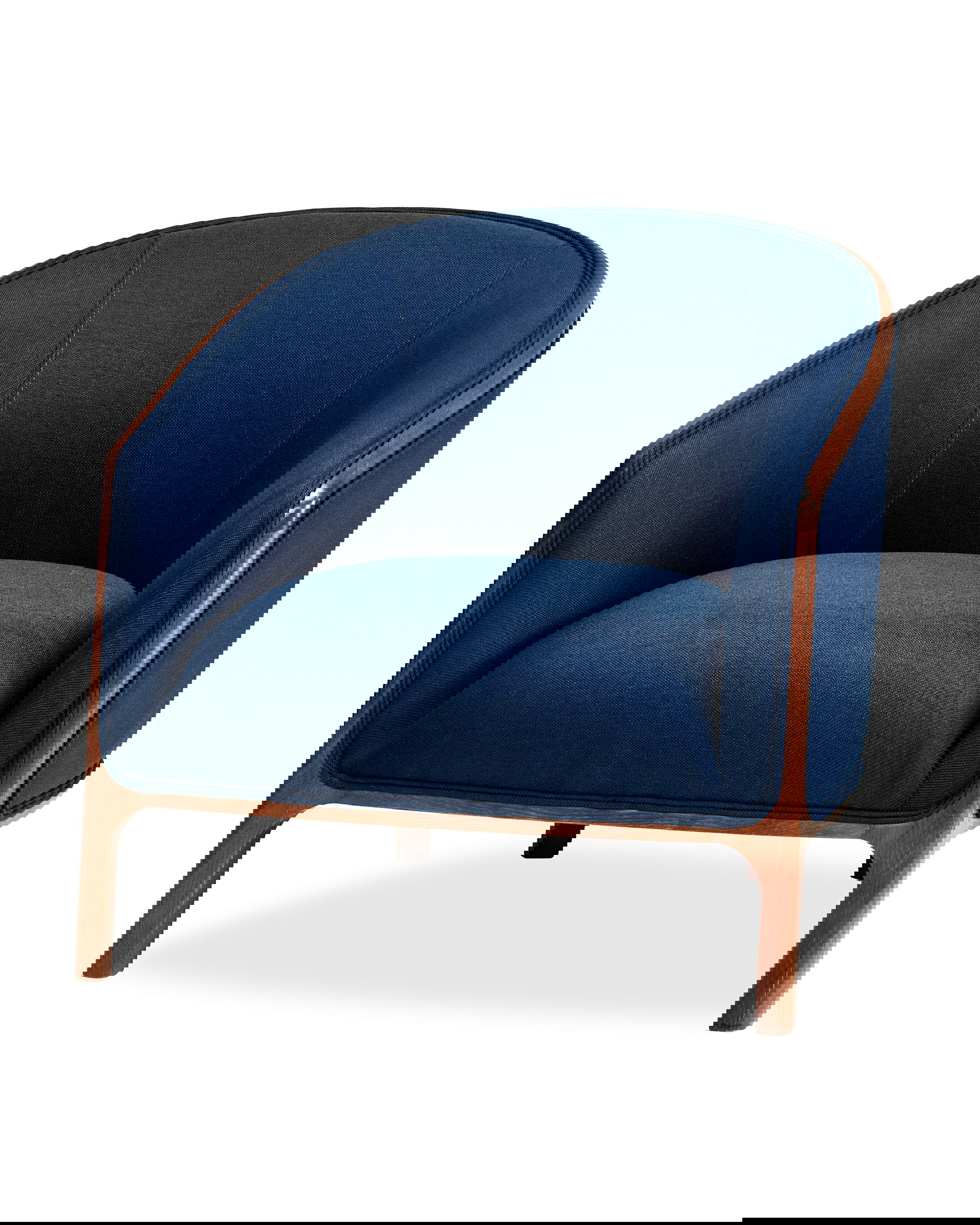 Ryder fåtölj indigo