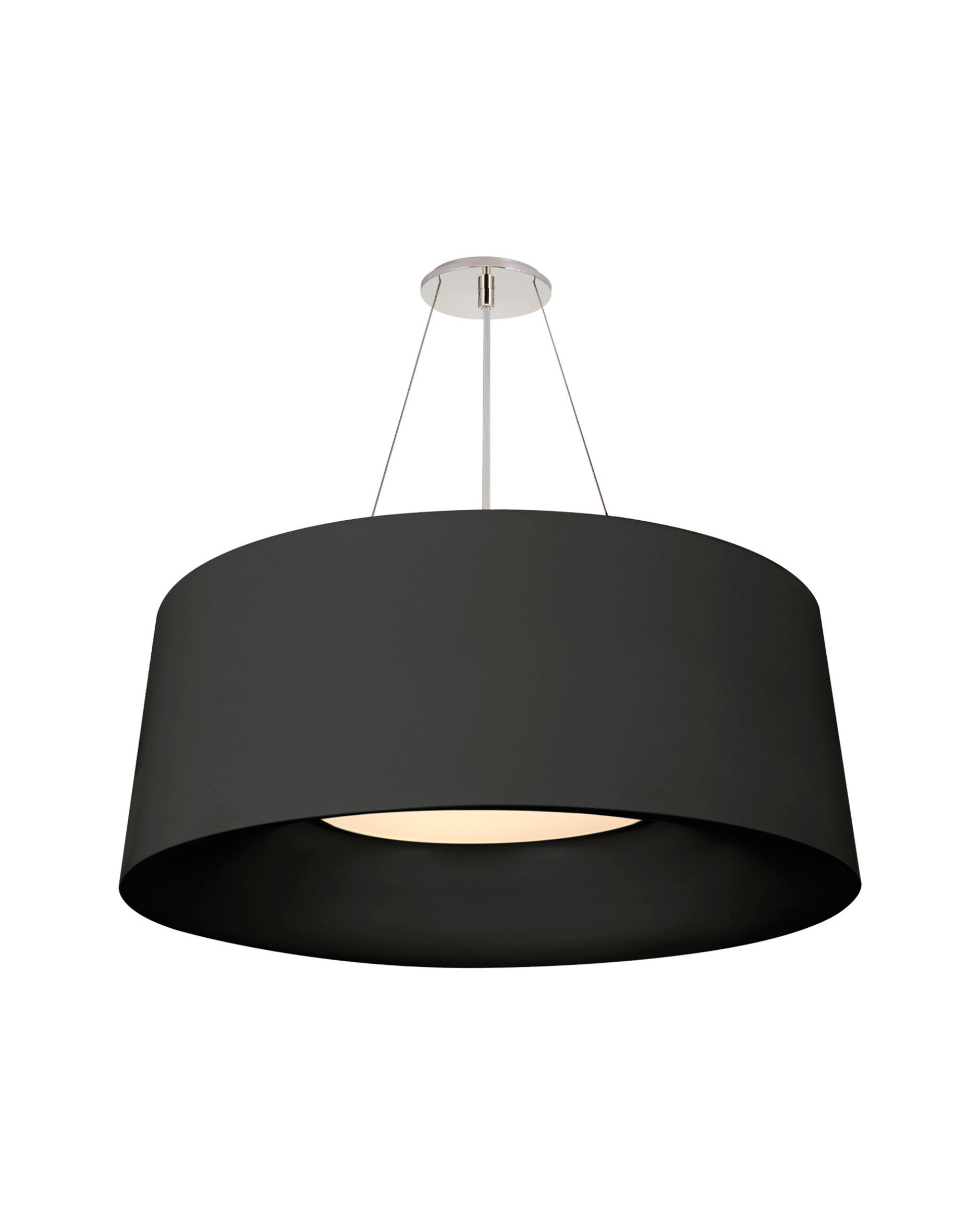 Halo taklampa svart M