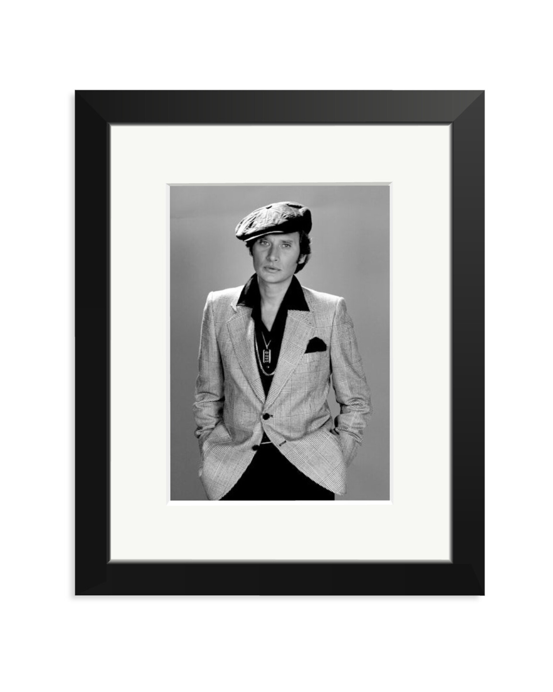 Johnny Hallyday, 1976 Black / Small