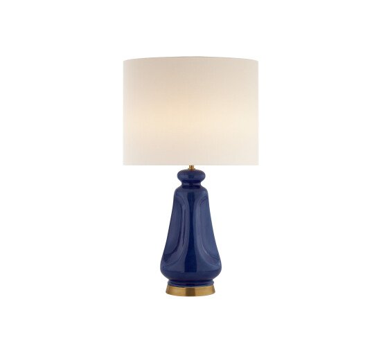Blue - Kapila Table Lamp Polar Blue Crackle