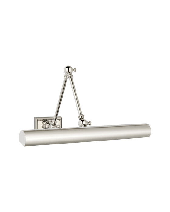 Cabinet Maker 18 vägglampa dubbel nickel