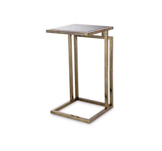 null - Marcus side table vintage brass finish