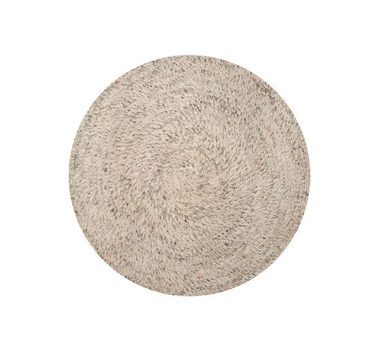 Merino-matto pyöreä beige