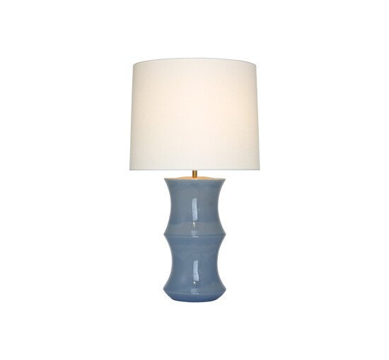 Polar Blue Crackle - Marella Table Lamp Polar Blue Crackle Medium