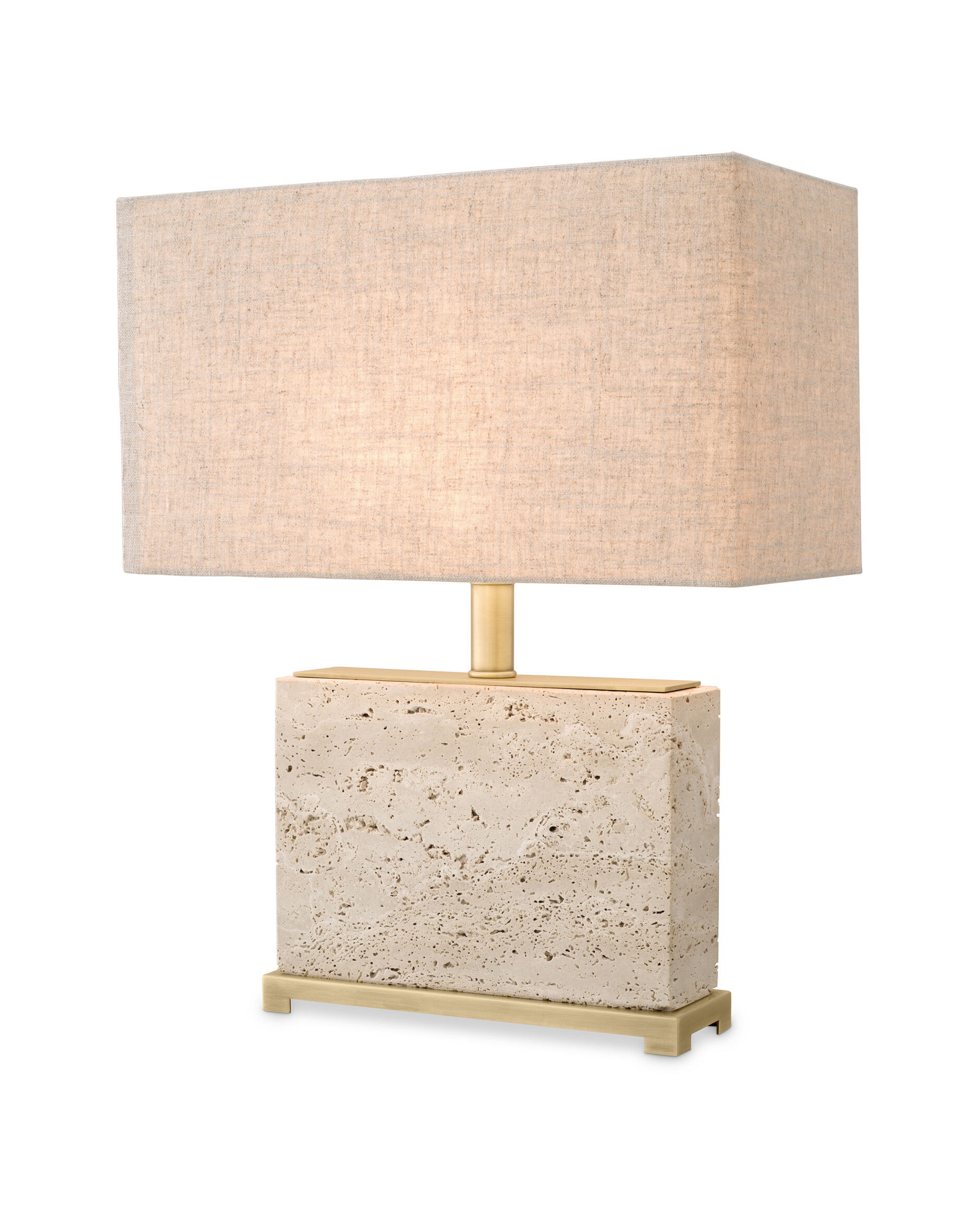 Newton Table Lamp Travertine