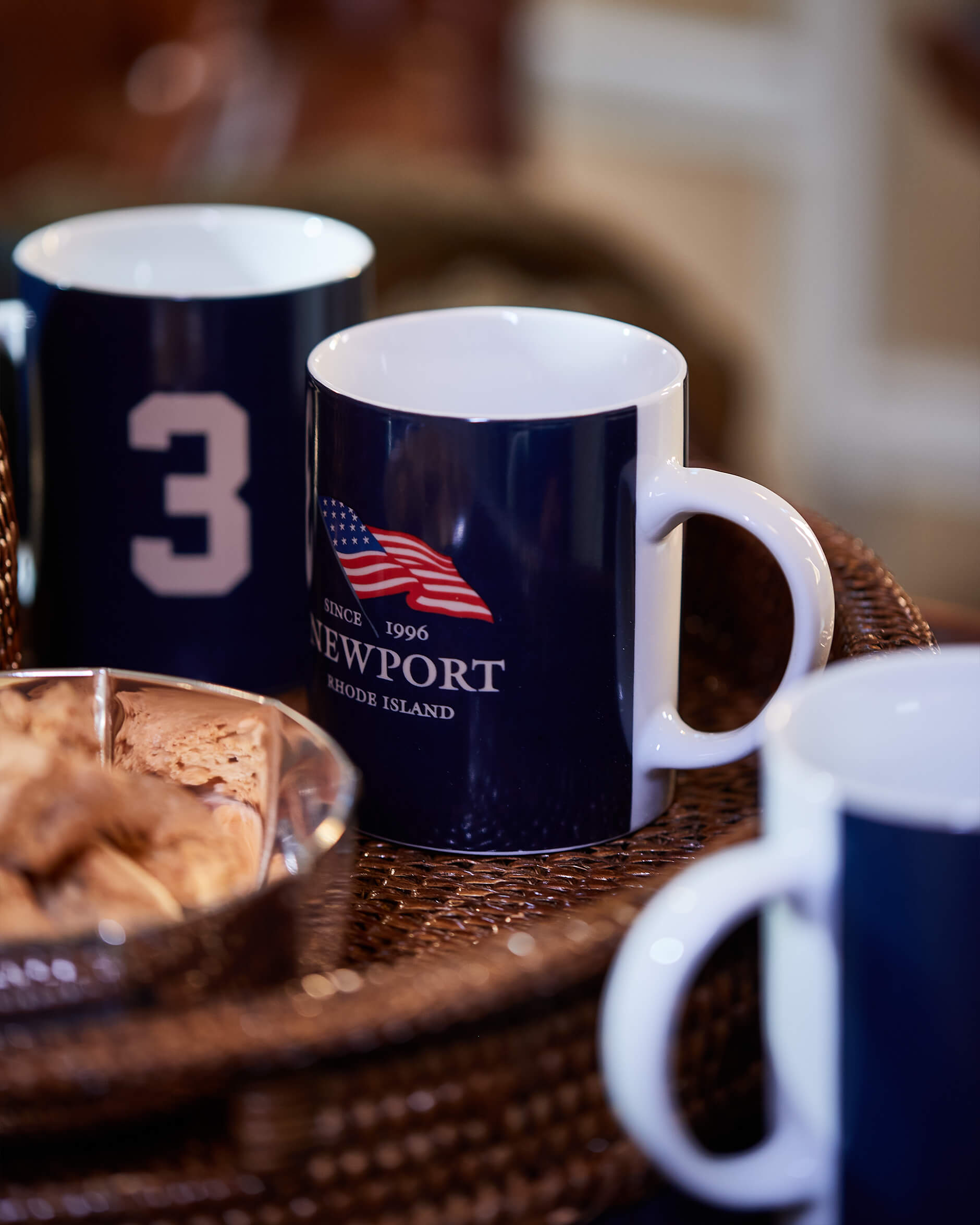 Newport Polo muggar blå 4-pack