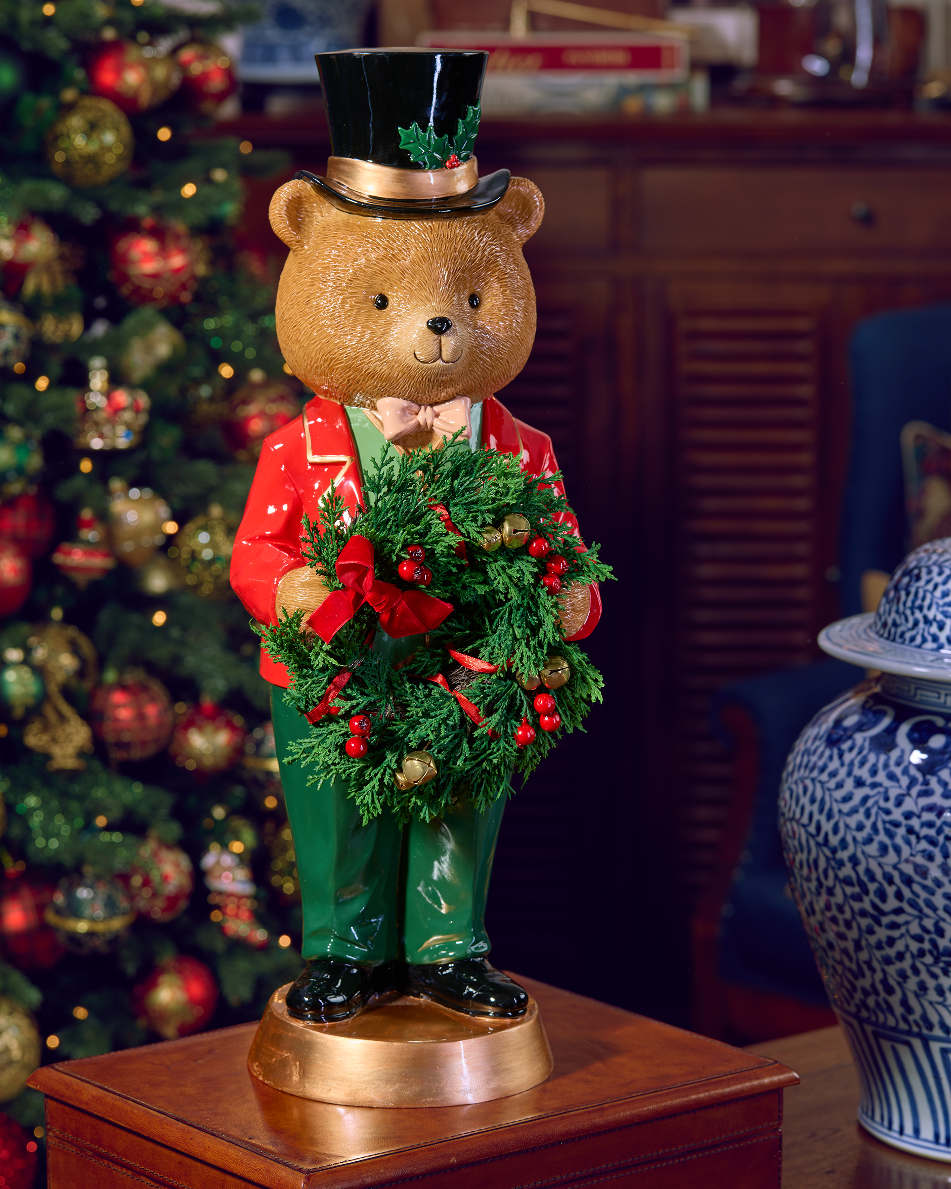 Teddy bear Christmas decoration 61 cm