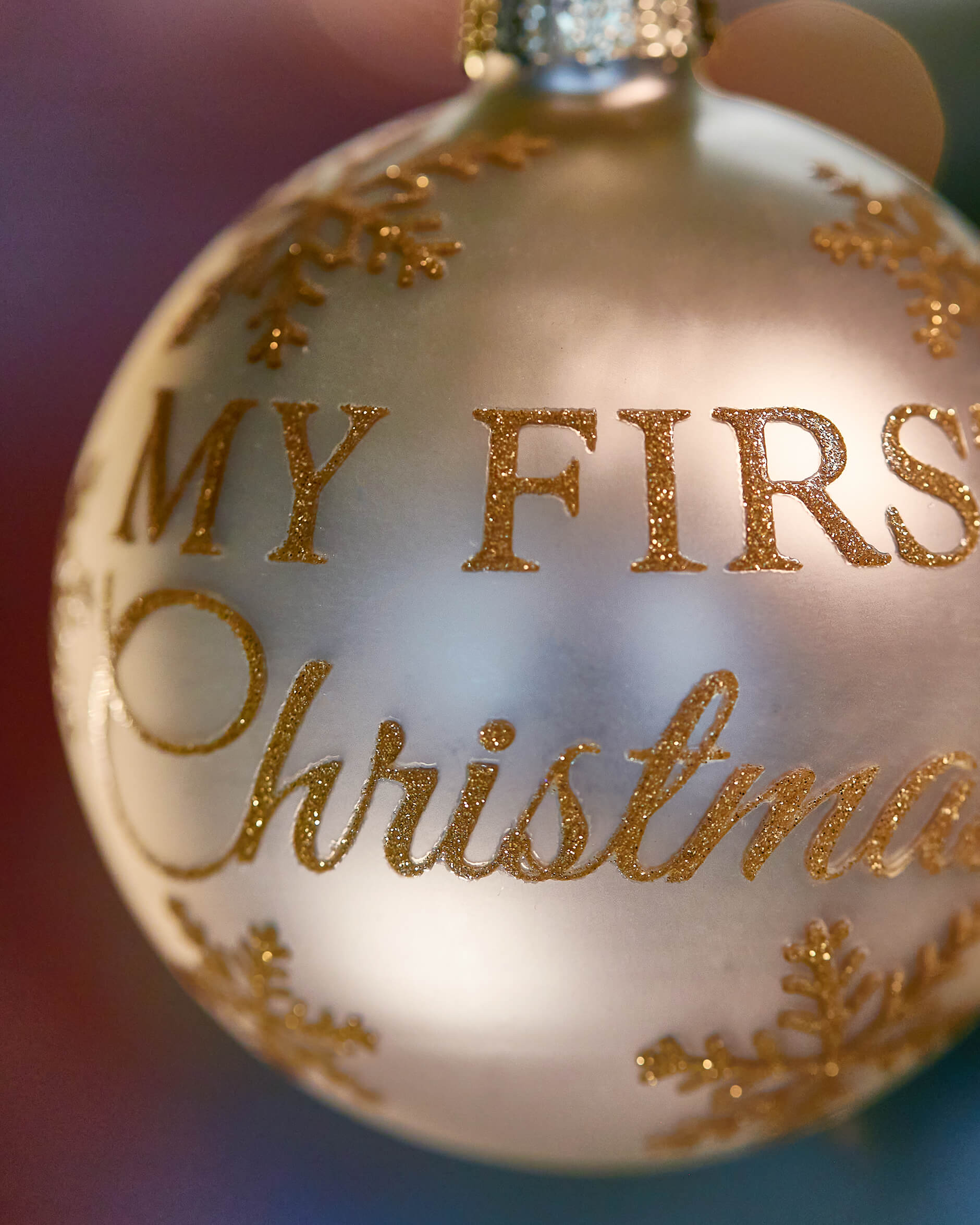 My First Christmas julkula silver 8cm