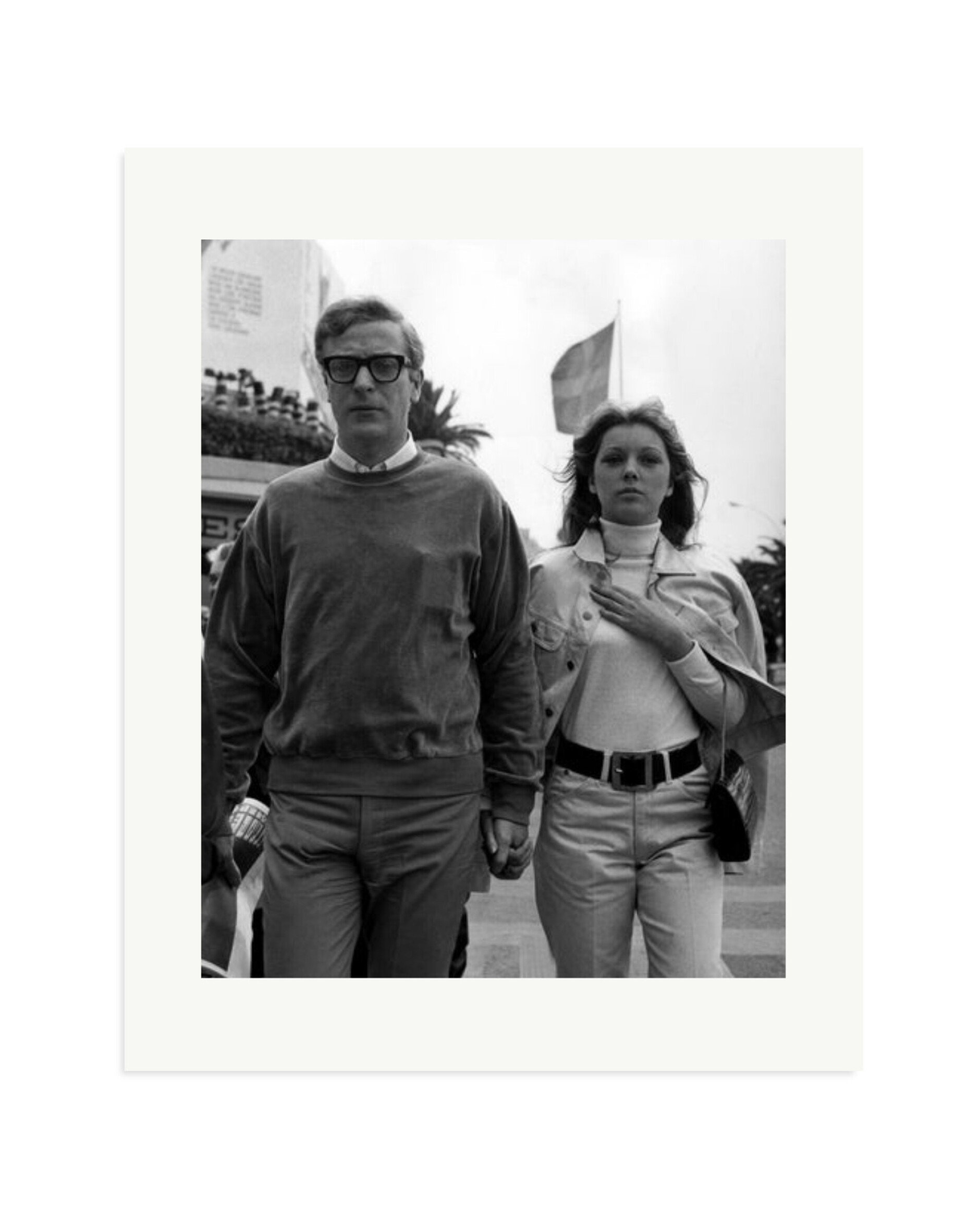 Michael Caine and Betsy Motte Print Only / XL
