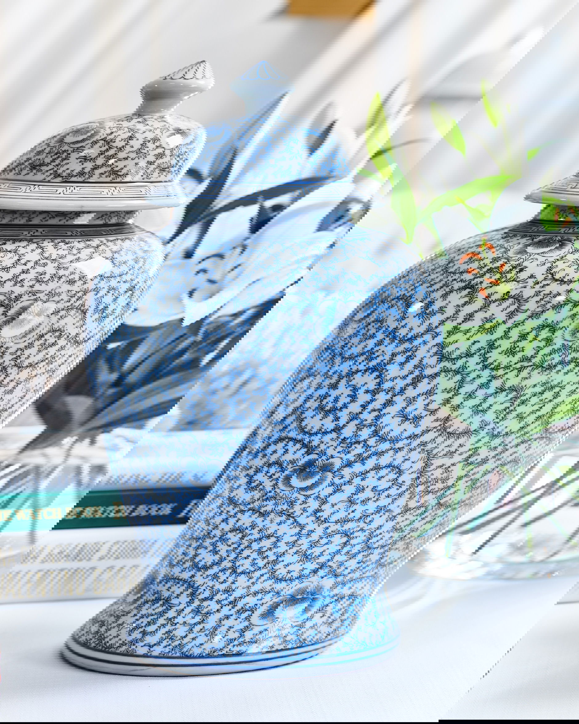 Jacques urna blå/vit