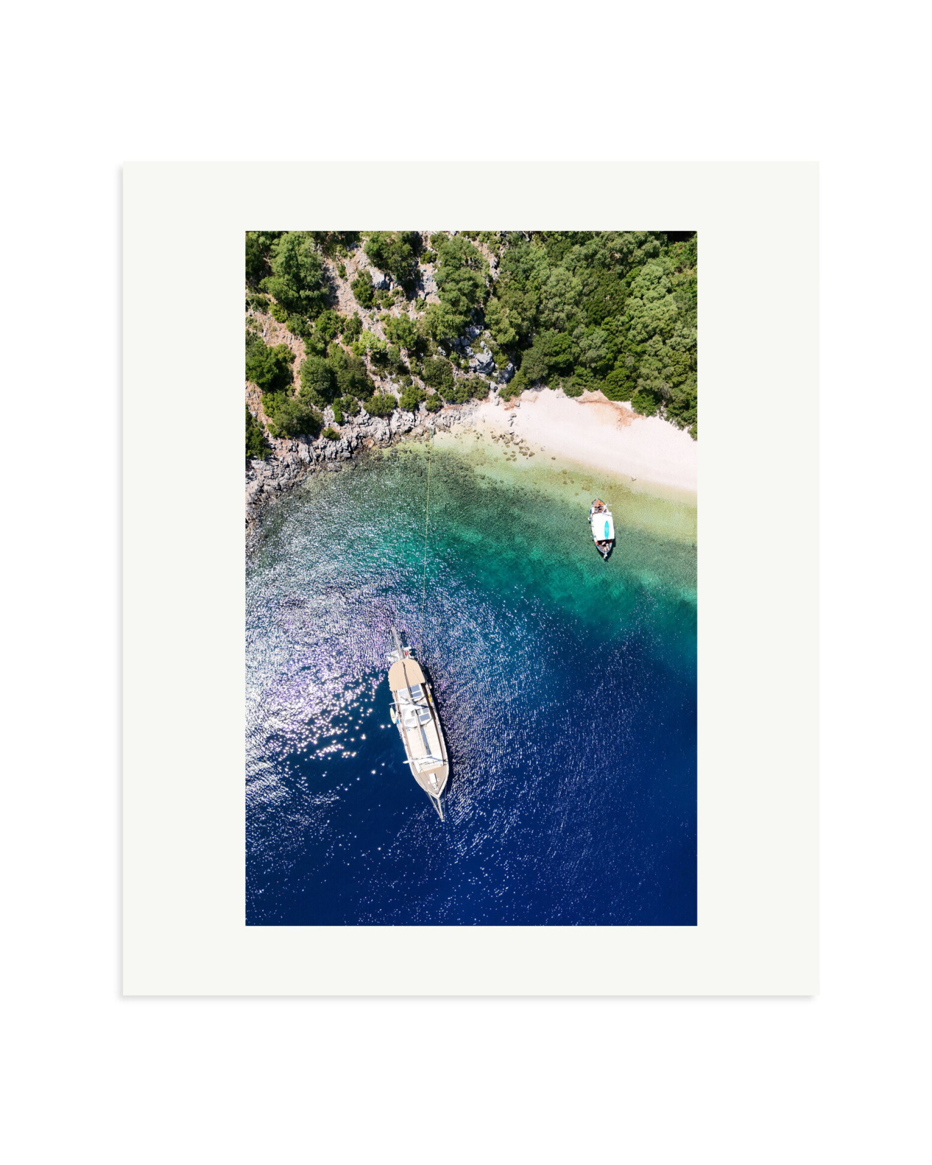 Sailing in Kefalonia Print Only / Large