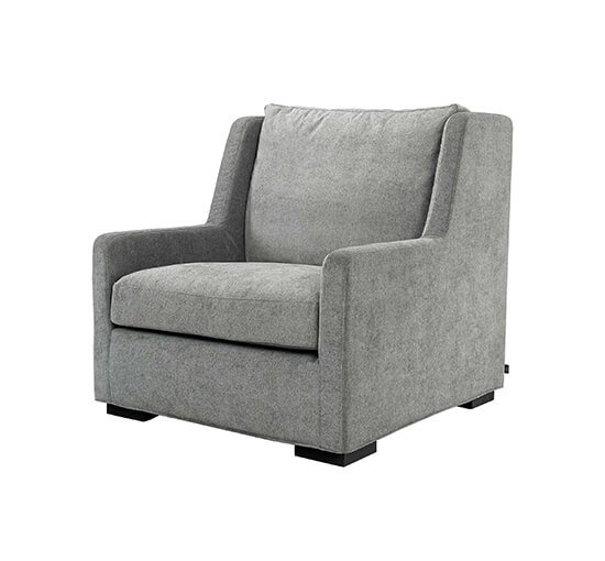True Grey - Dover armchair dark grey