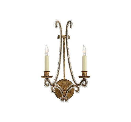 null - Oslo Sconce Gilded Iron