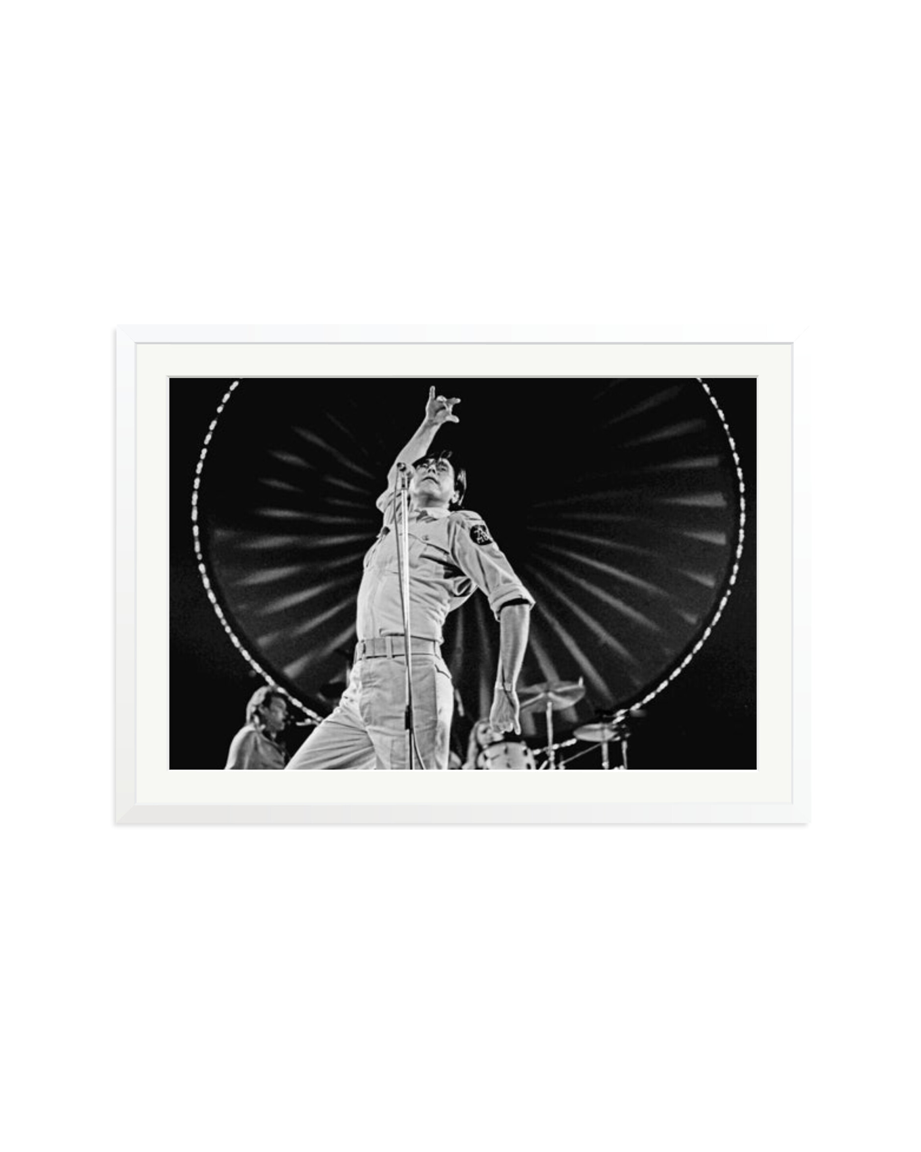 Bryan Ferry of Roxy Music 1975 White / XXL