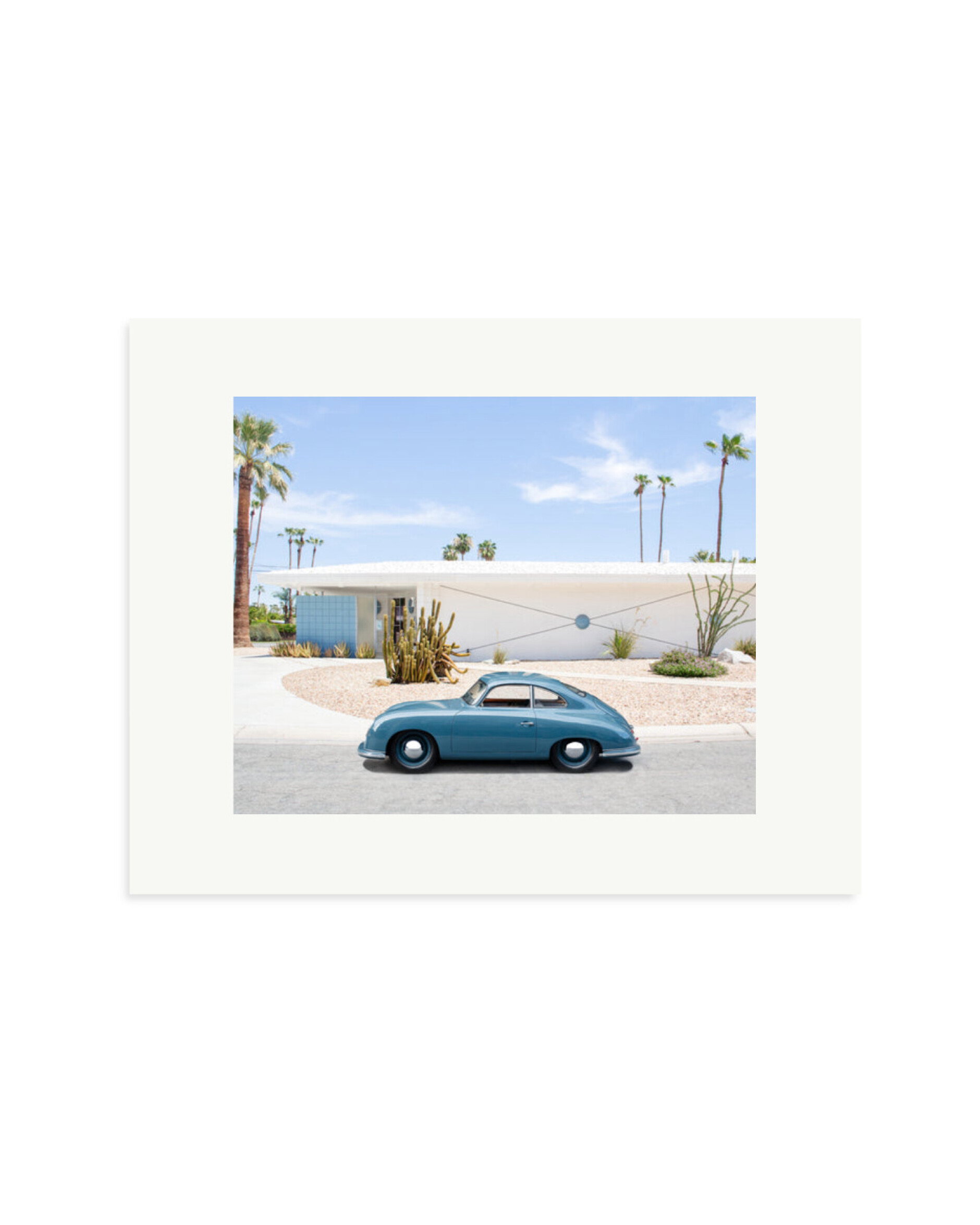 Porsche 356 in Palm Springs Print Only / Small