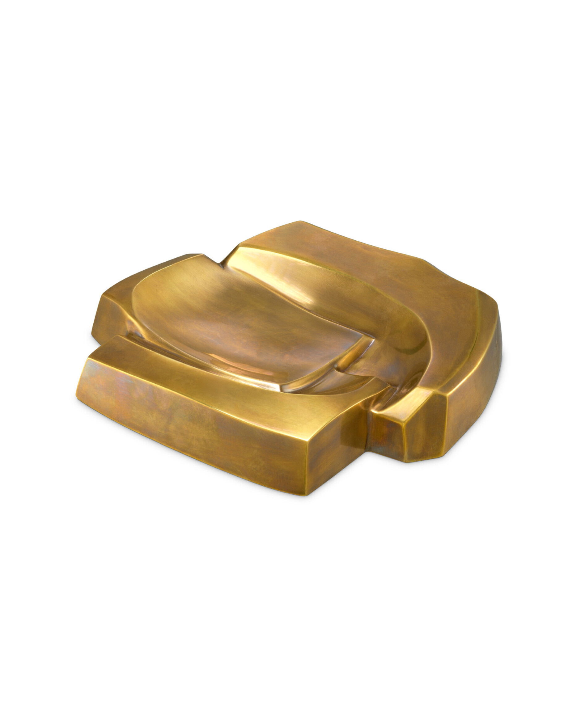 Ashcomb schaal antiek messing