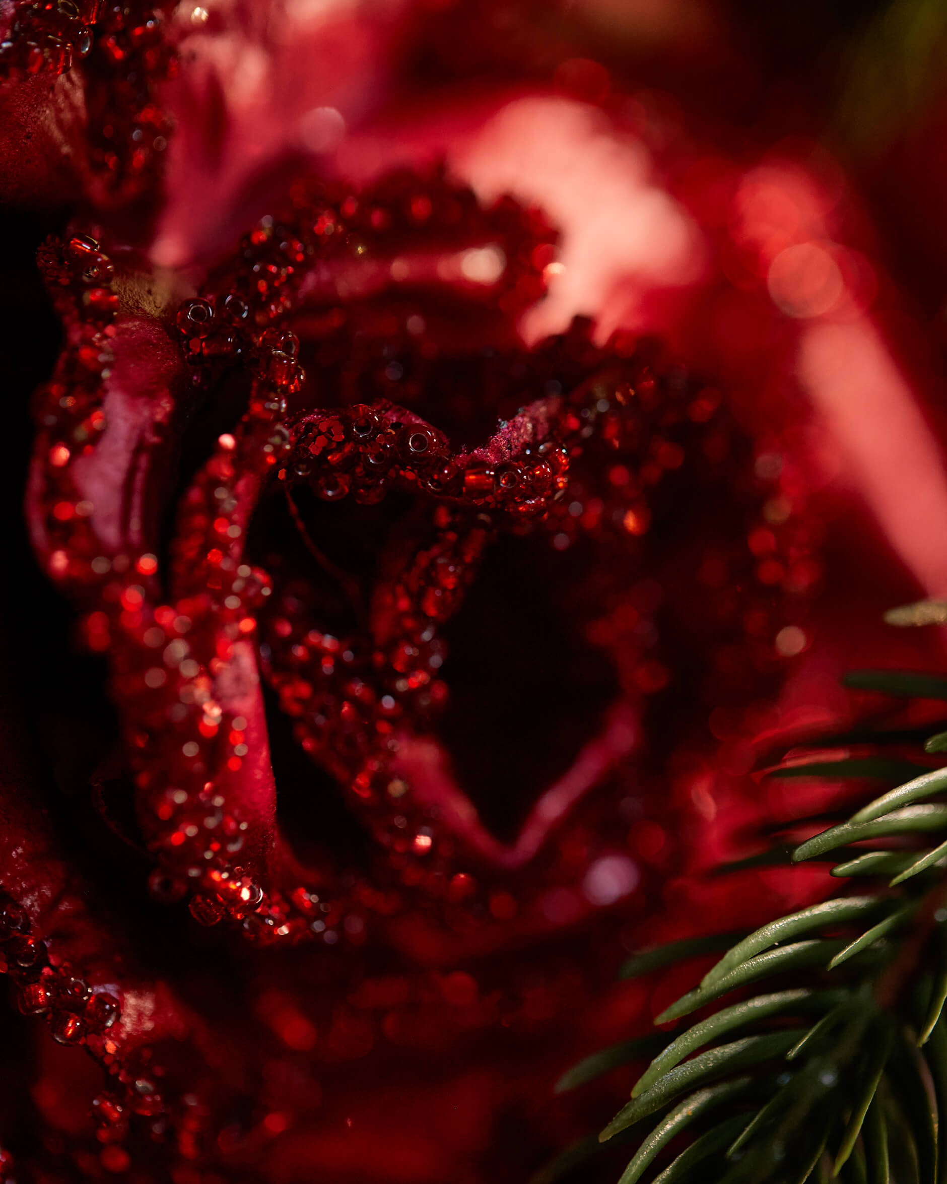 Belle kvist röd 55cm