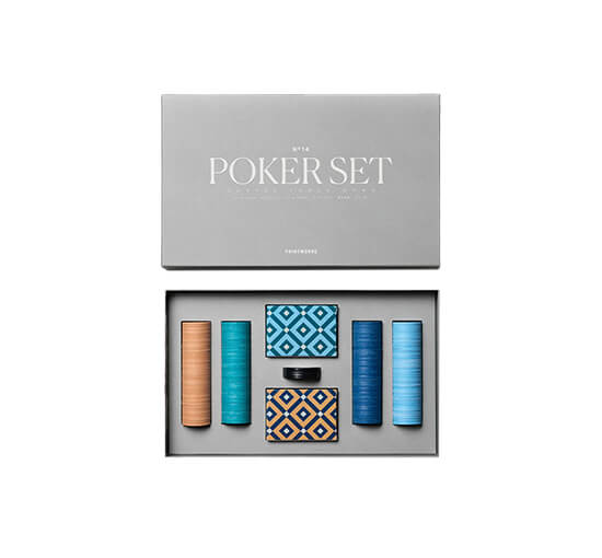Classic Poker Set Gray