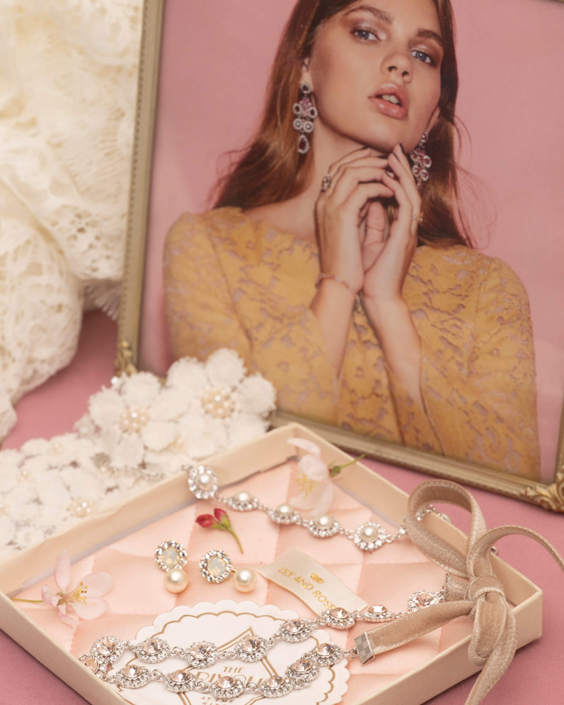 Sofia Pearl armbånd créme