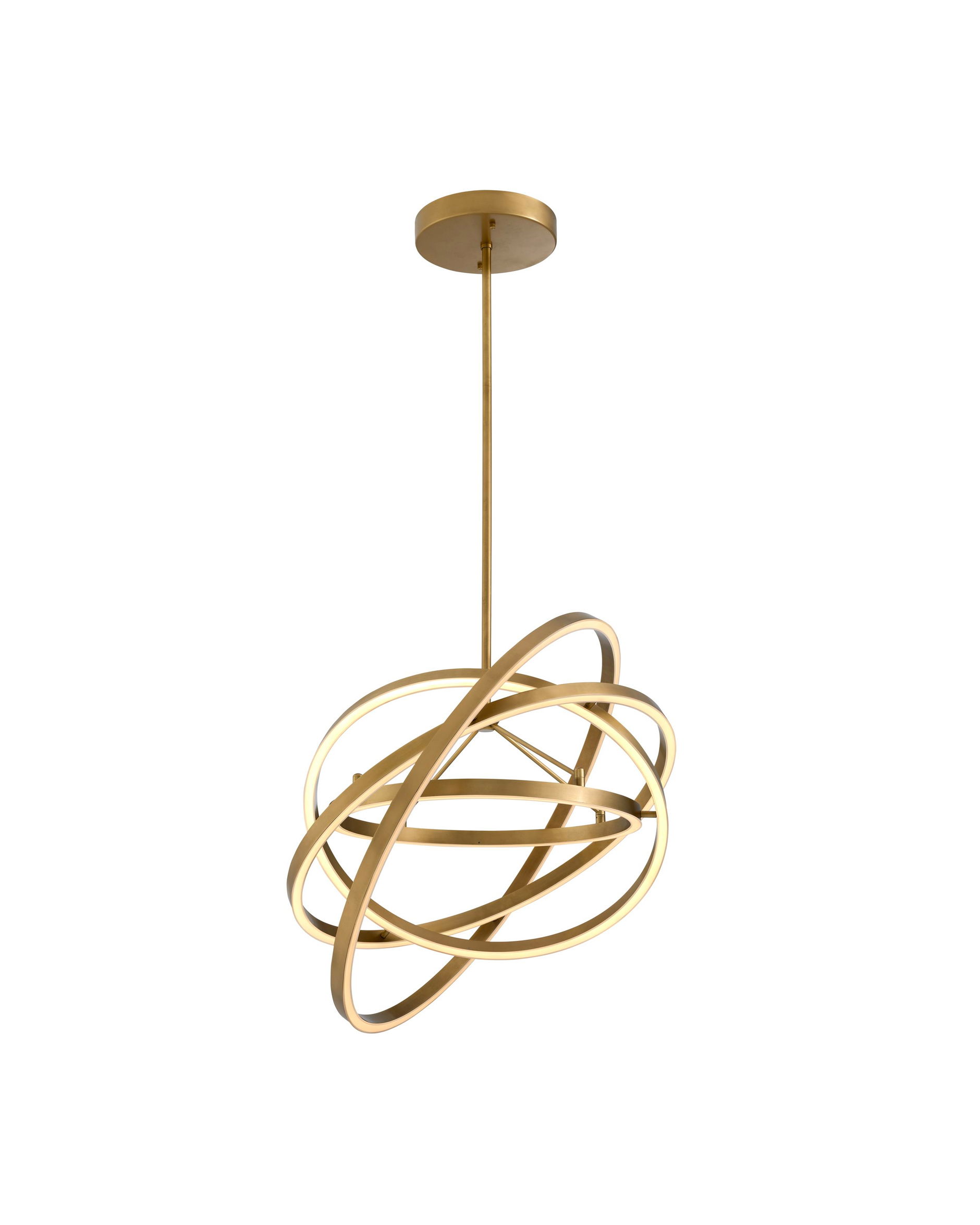 Cassini taklampa mässing