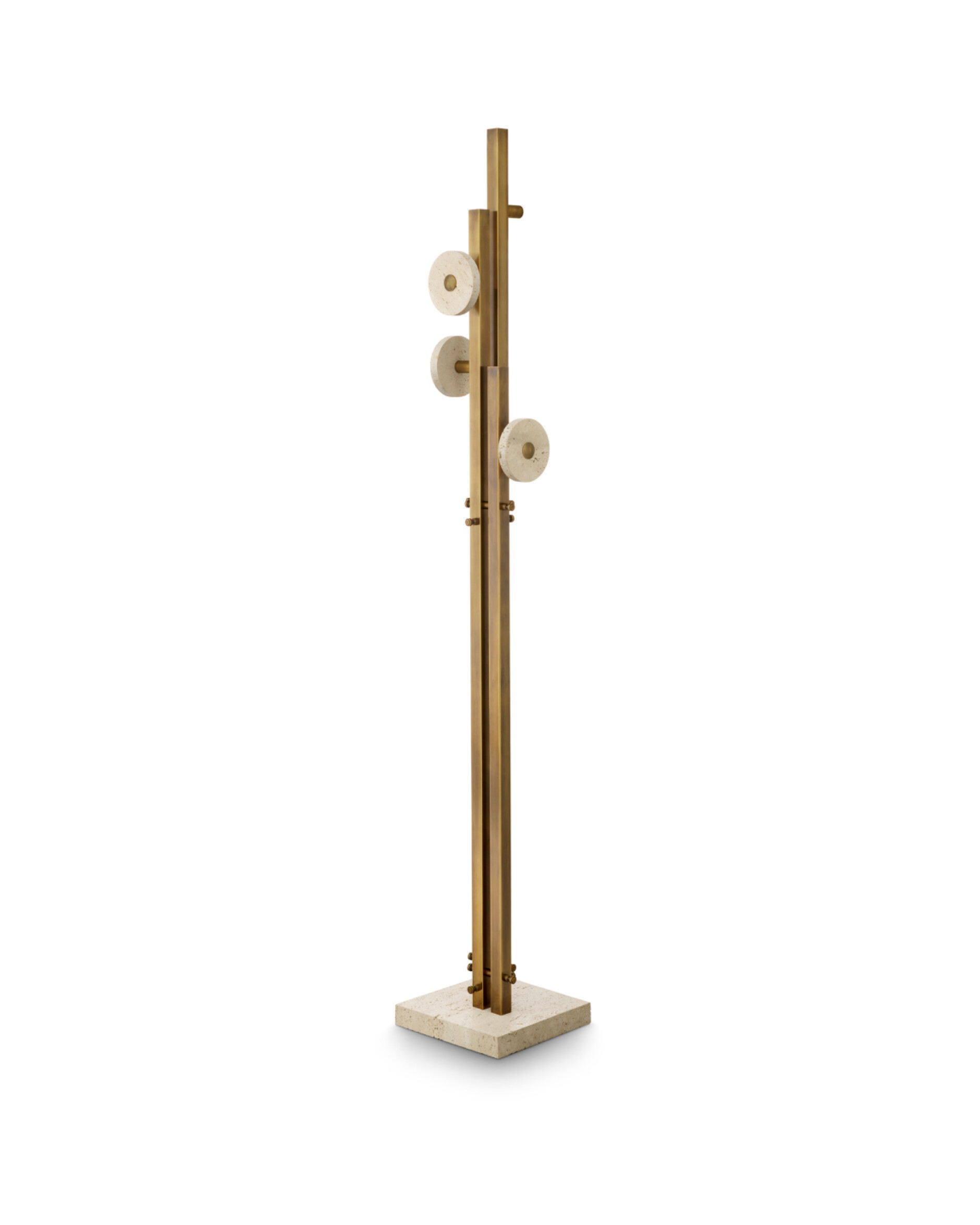 Amadora Coatrack Vintage Brass