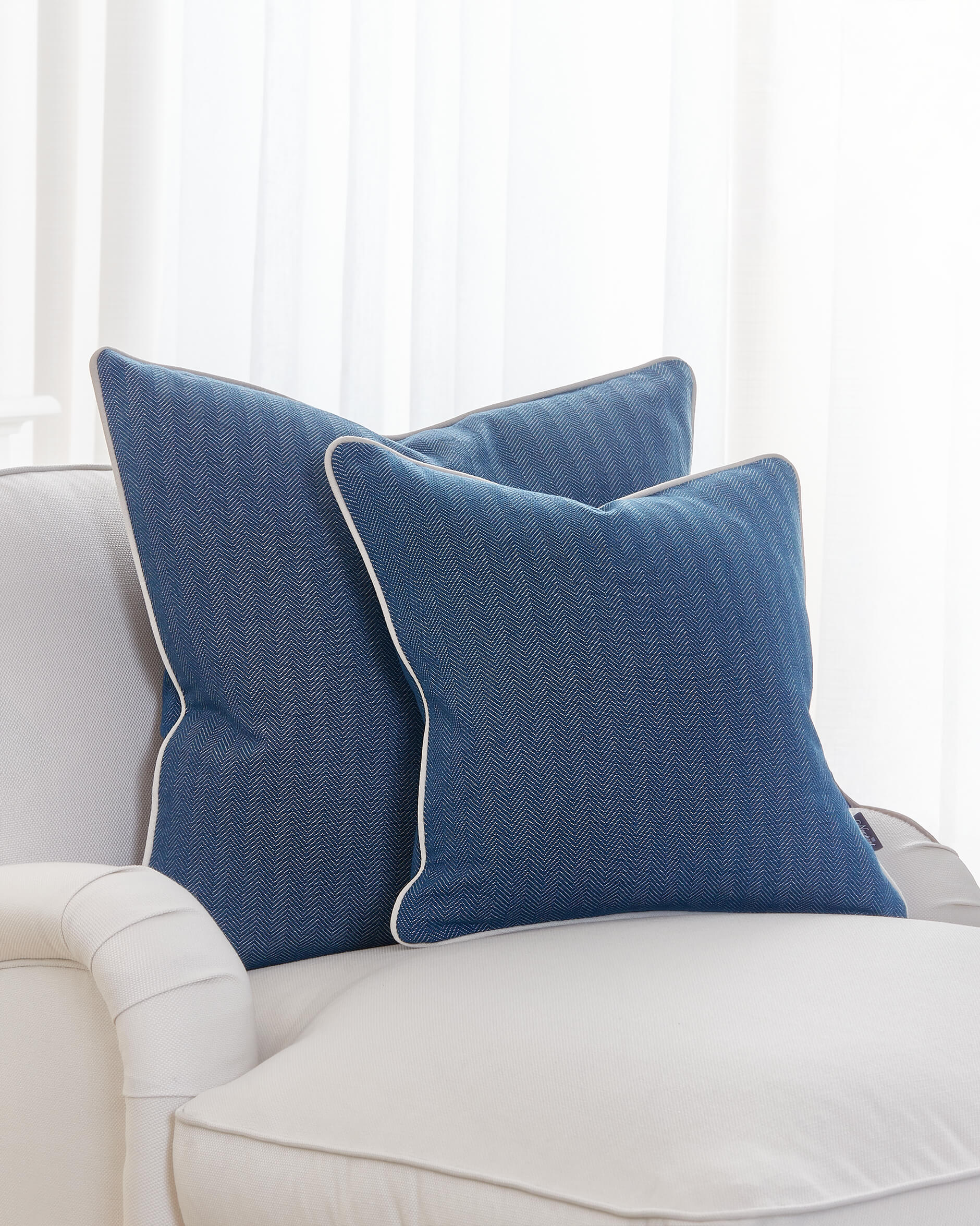 Colleen kuddfodral blå