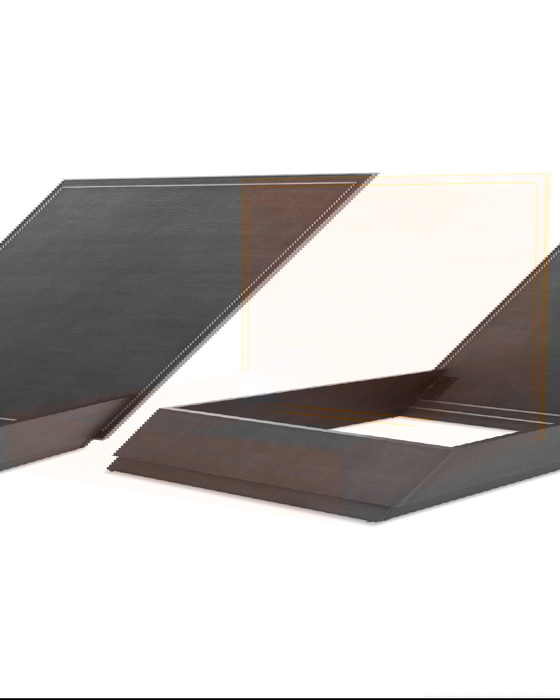 Camelot sängram brun