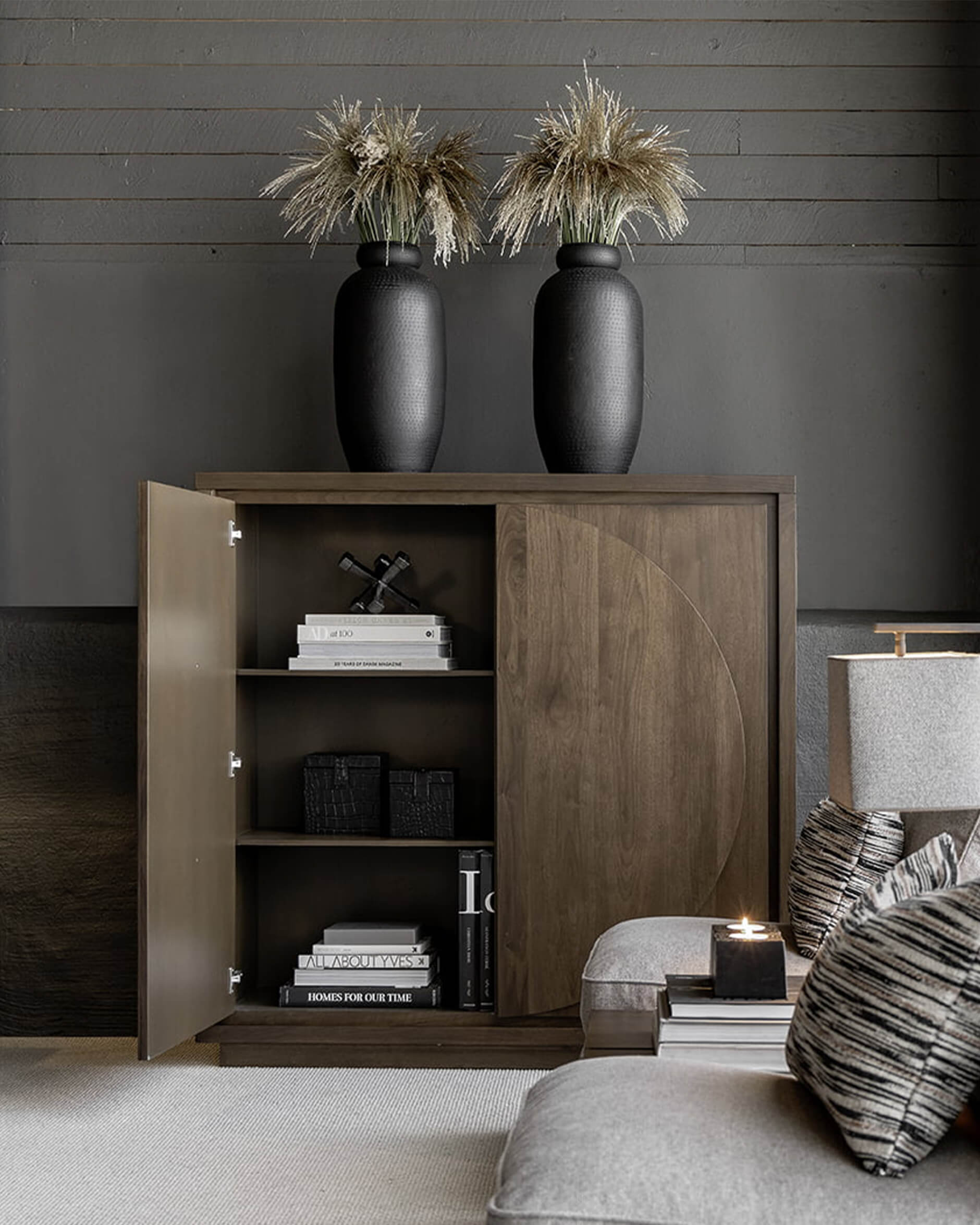 Landon skåp valnöt