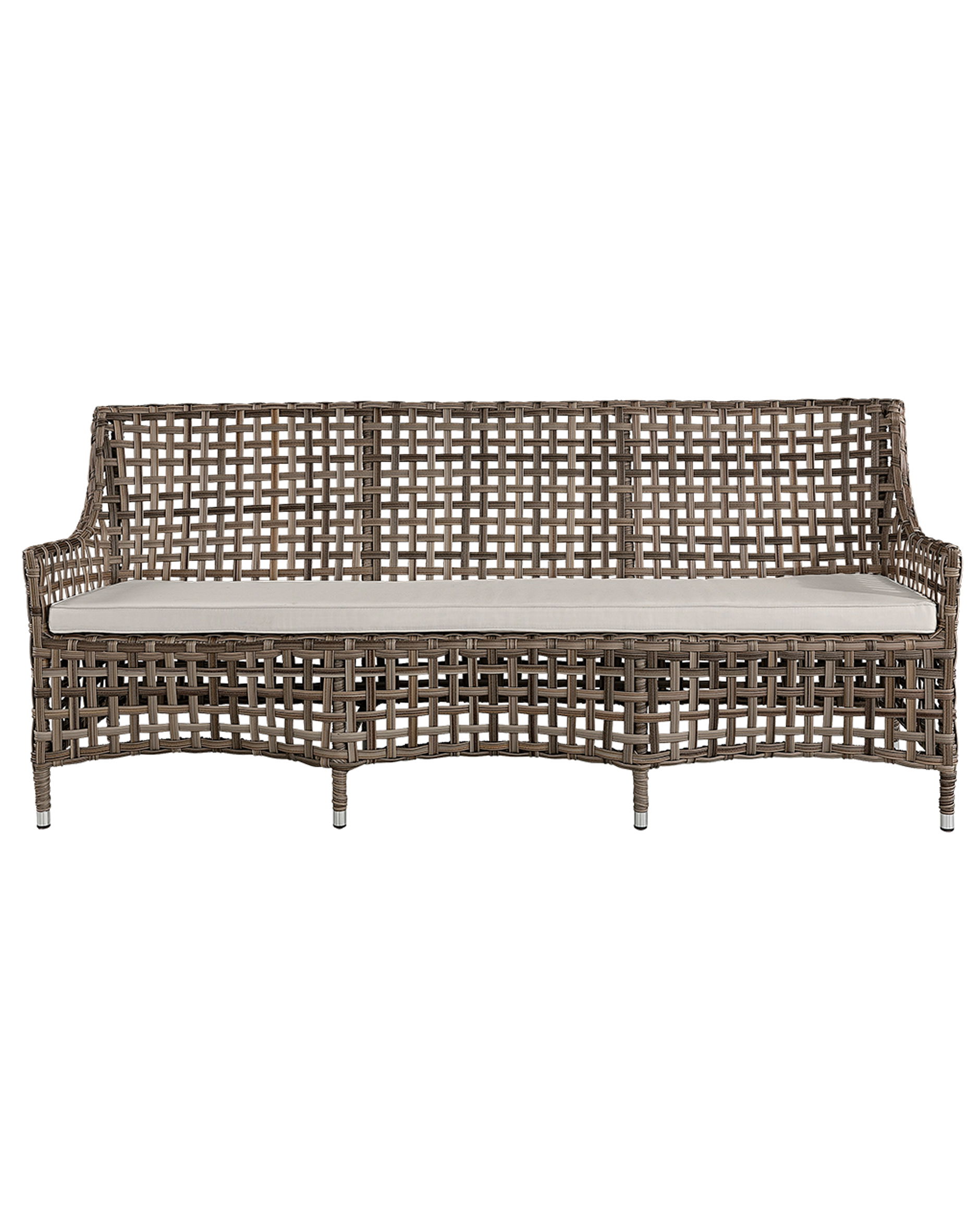 Malaga matplatssoffa 3-sits classic grey