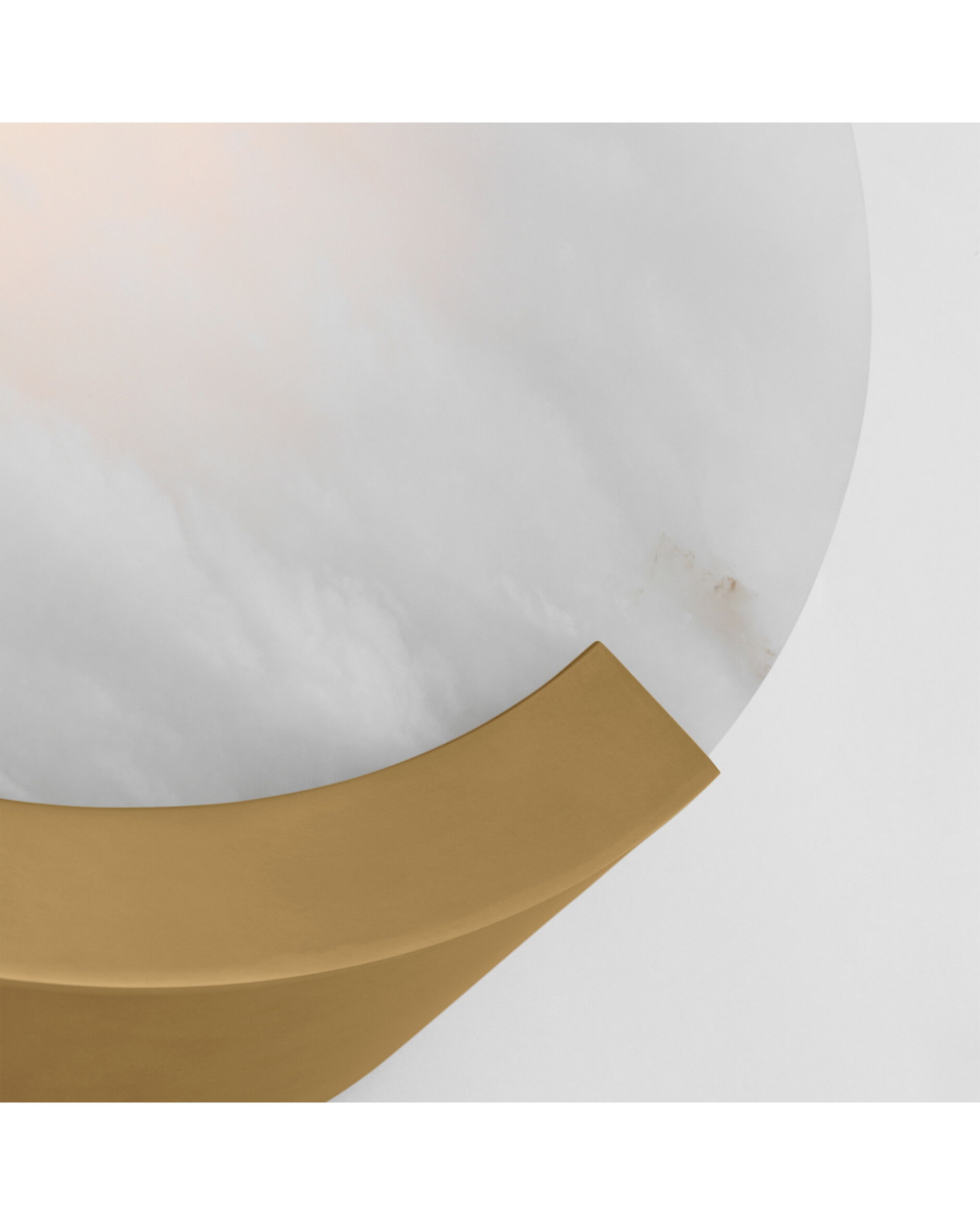 Melange 13" vägglampa mässing