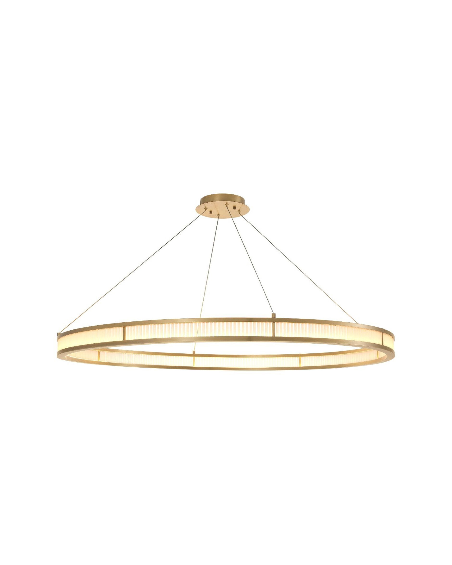 Damien chandelier brass XL