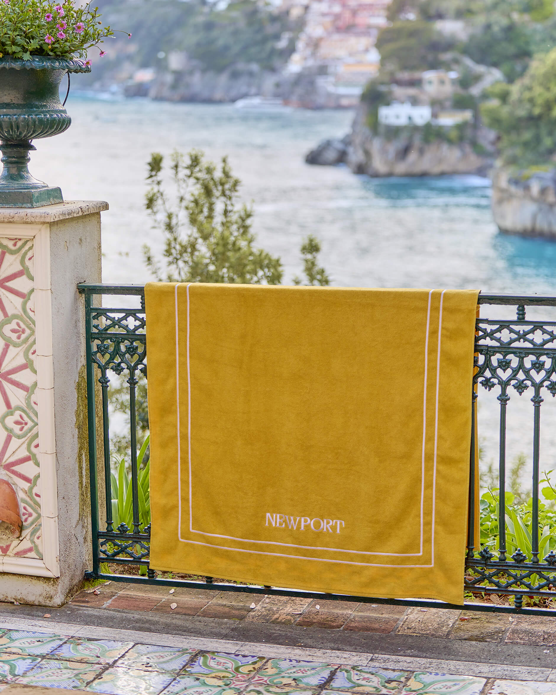 Capri strandhandduk yellow