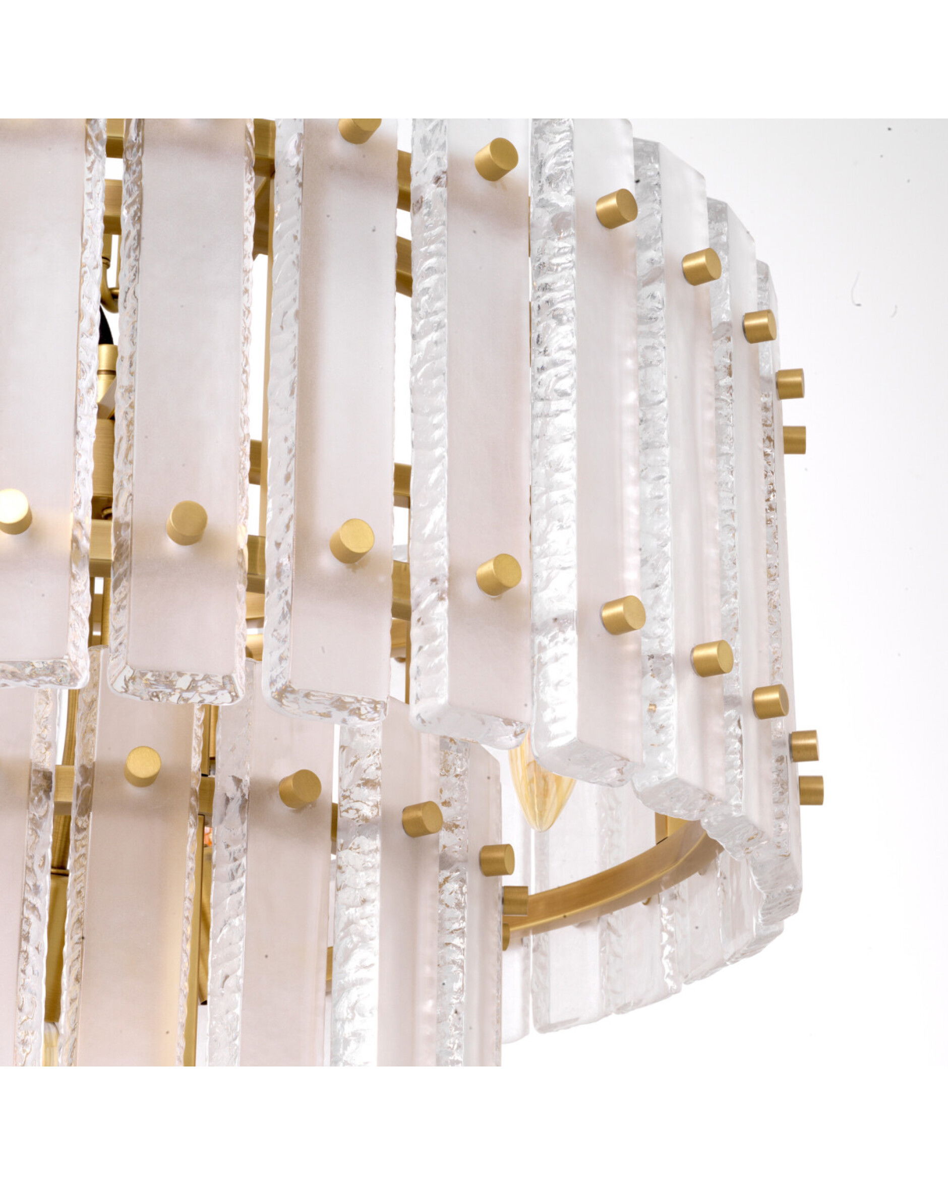 Blason kroonluchter antiek messing