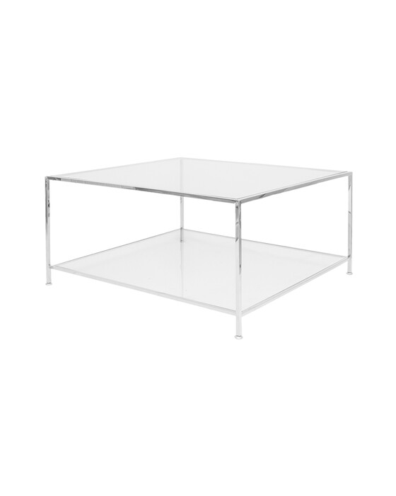 big square soffbord krom