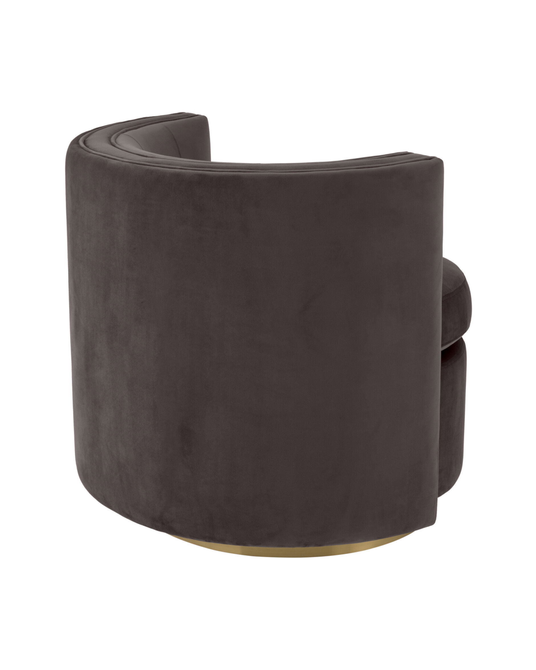 Amanda fåtölj savona grey velvet